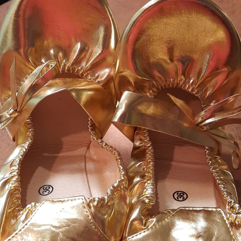 GOLD DANCING SHOES FINAL PRICE